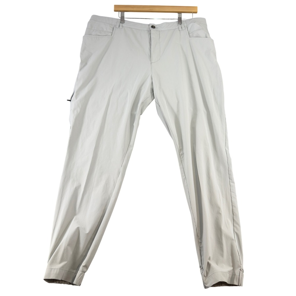 BYLT Premium Basics Ace Jogger Pants Athletic Tech Khaki Grey Size 40